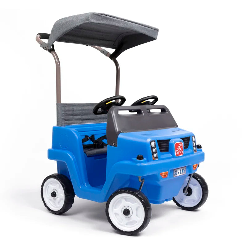 Step2 Side-By-Side Push Around Push Car and Kids Riding Toy